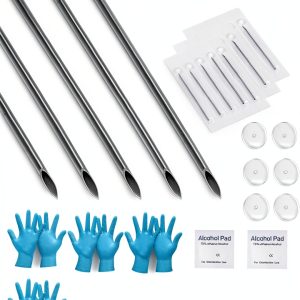 Piercing Needles 16g Stainless Steel Kit-0