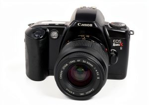 Canon SLR Film Camera with Autofocus and Flash-0