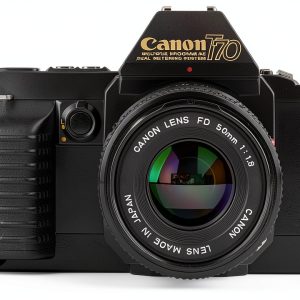 Canon SLR Film Camera 35mm Black White-0